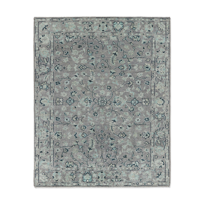 Frontgate Cosette Hand-knotted Area Rug In Blue