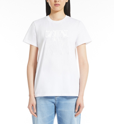 Shop Max Mara Cotton Jersey T-shirt