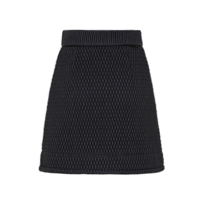 Shop Moncler A-line Zip-up Mini Skirt
