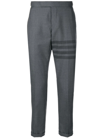 Shop Thom Browne 4-bar Skinny-fit Trouser