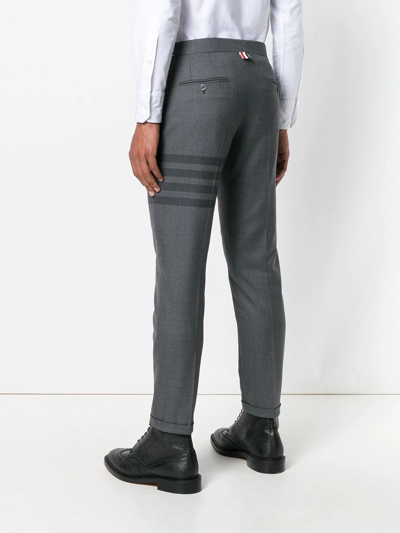 Shop Thom Browne 4-bar Skinny-fit Trouser