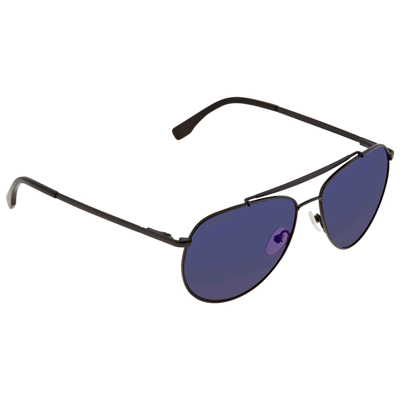 Shop Lacoste Blue Pilot Unisex Sunglasses L177s 001 57