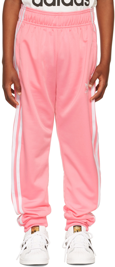 Adidas Originals Kids Pink Sst Track Pants In Bliss Pink | ModeSens