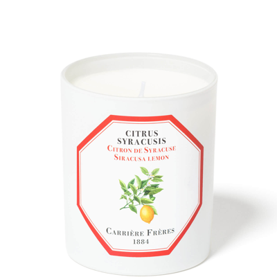 Shop Carriere Freres Carrière Frères Scented Candle Siracusa Lemon - Citrus Syracusis - 185 G