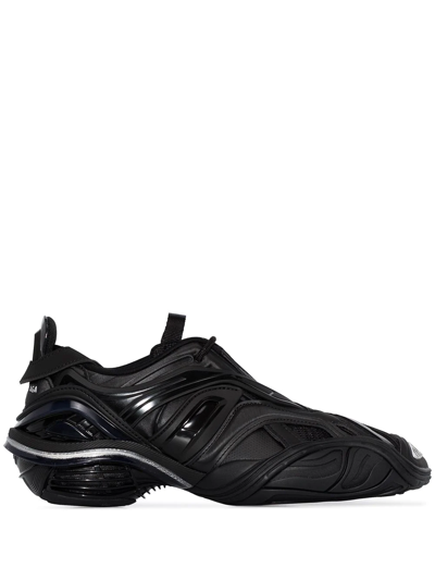 Shop Balenciaga Tyrex Sneakers In Black