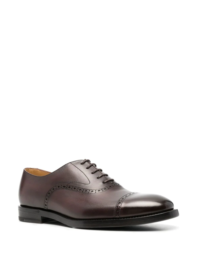 Brunello Cucinelli Man Lace-up Shoes Dark Brown Size 9 Leather In Braun