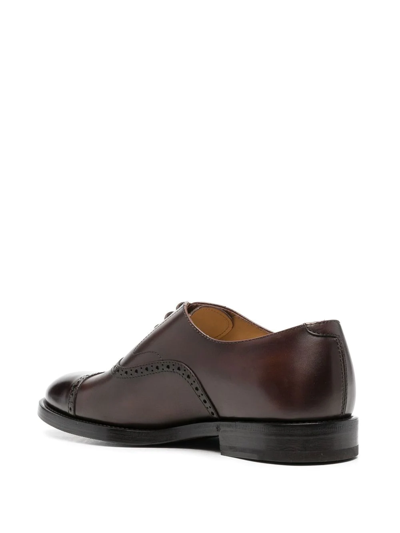 Brunello Cucinelli Man Lace-up Shoes Dark Brown Size 9 Leather In Braun
