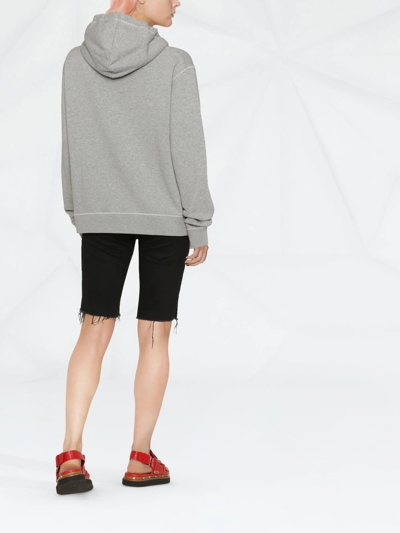 Dsquared2 Slogan-print Hoodie In Grey