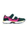 Marni Colour-block Neoprene And Mesh Trainers