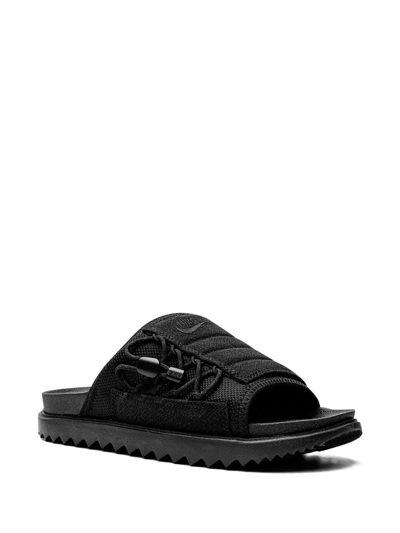 Shop Nike Asuna Slide Sandal In Black