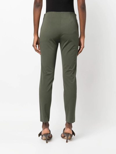Shop Lauren Ralph Lauren Keslina Skinny Trousers In Grün
