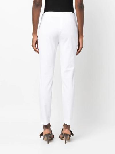 Shop Lauren Ralph Lauren Keslina Skinny Trousers In Weiss