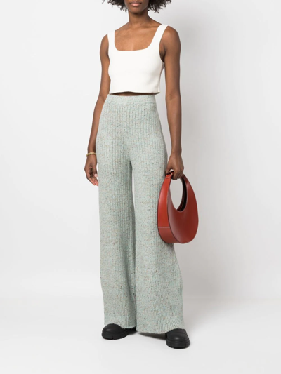 Shop Ulla Johnson Clara High-waist Trousers In Grün