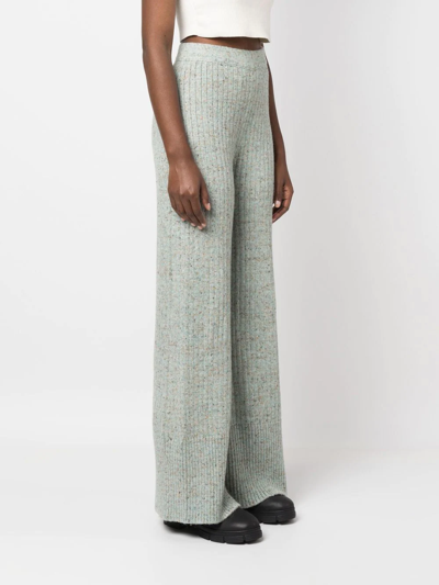 Shop Ulla Johnson Clara High-waist Trousers In Grün