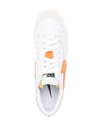 Shop Nike Blazer Low 77 Jumbo Low-top Sneakers In Weiss