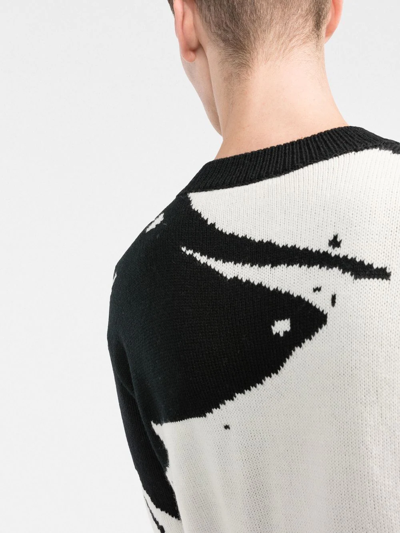 Shop Barrow Intarsia-knit Logo Jumper In Nude