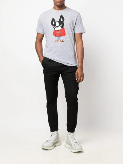 Dsquared2 Cartoon Short-sleeve T-shirt In Grau