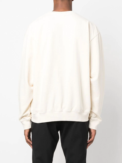 Sporty And Rich Fitness Group Logo-print Sweatshirt In Nude
