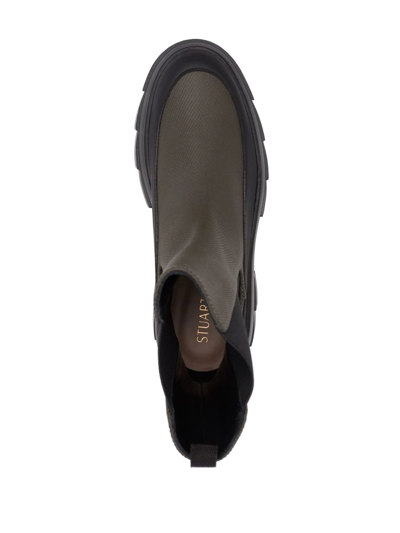 Stuart Weitzman Noho Chelsea Boots In Grün