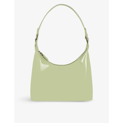 Shop Glynit Women's Mint Molly Patent Faux-leather Shoulder Bag