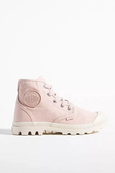 Shop Palladium Pampa Hi Sneakers In Pink