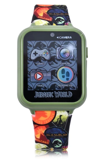 Shop Accutime Jurrasic World Itimes Smartwatch In Black