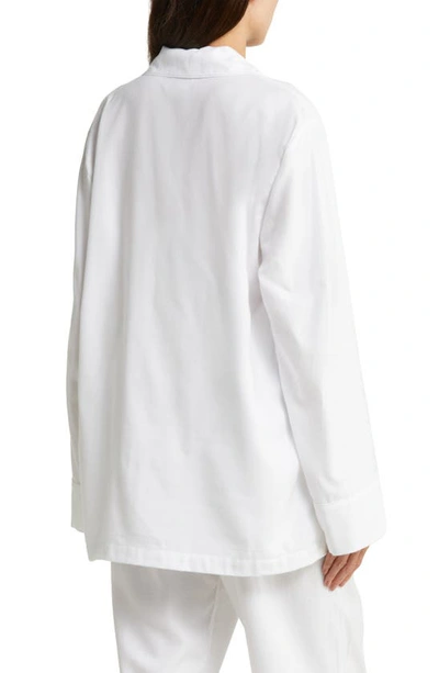 Shop Skims Hotel  Button-up Top In Marble