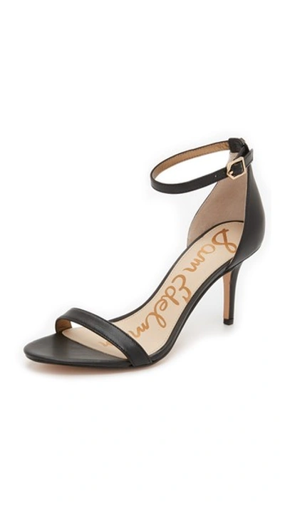 Sam Edelman 'patti' Ankle Strap Sandal In Black