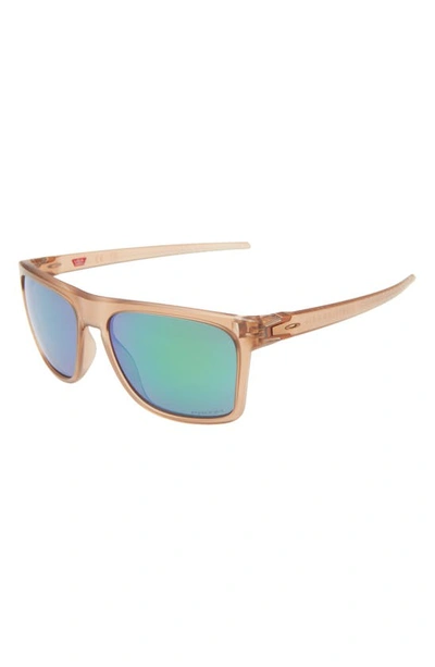 Oakley 57mm Polarized Rectangular Sunglasses In Brown