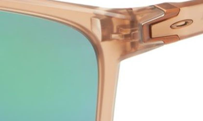 Oakley 57mm Polarized Rectangular Sunglasses In Brown