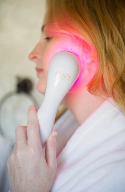 Shop Revive Light Therapy Lux Collection Soniqué Cleanser Device In White