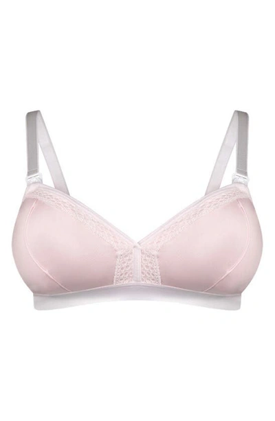 The Dairy Fairy Rose 2.0 Wireless Nursing & Hands-free Pumping Bra In Blush