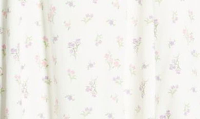 House Of Cb Tallulah Floral-print Cotton-blend Midi Dress In White Floral