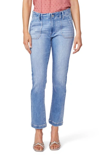 Shop Paige Mayslie Ankle Straight Leg Jeans In Mel