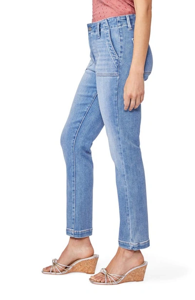 Shop Paige Mayslie Ankle Straight Leg Jeans In Mel