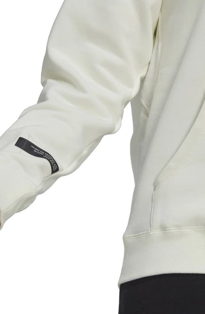 Shop Adidas Sportswear Oversize Hoodie In Off White