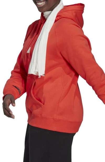Shop Adidas Sportswear Oversize Hoodie In Bright Red