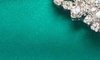 Manolo Blahnik Hangisi 90 Emerald Satin Pumps In Green