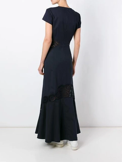 Shop Stella Mccartney 'lara' Dress - Blue