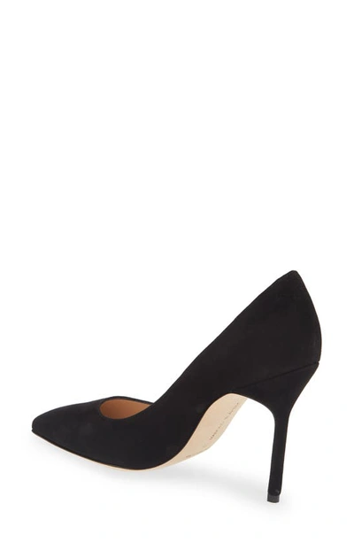 Manolo Blahnik Bb 90mm Crepe Pumps In Black