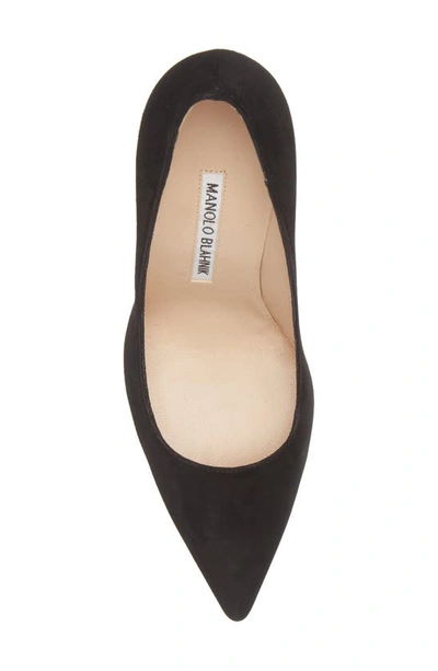 Manolo Blahnik Bb 90mm Crepe Pumps In Black