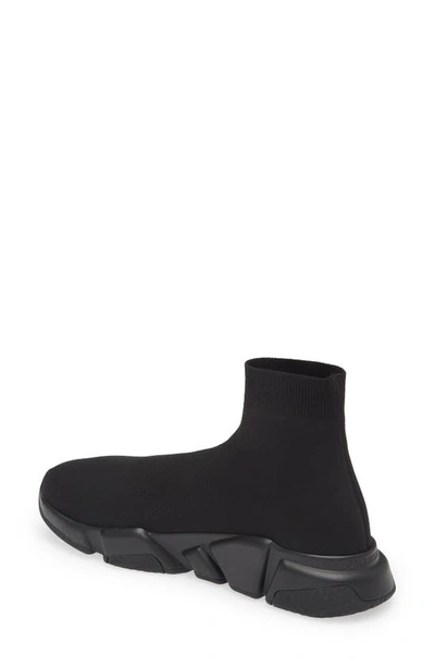 Balenciaga Black Speed Recycle Sock Sneakers In Black