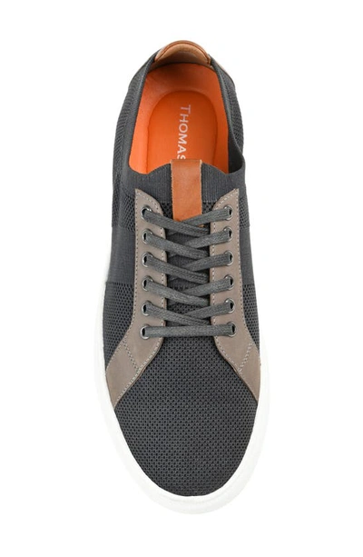 Shop Thomas & Vine Gordon Knit Casual Sneaker In Grey