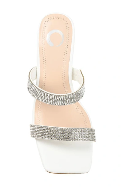 Journee Collection Shandee Tru Comfort Foam Heeled Sandal In White