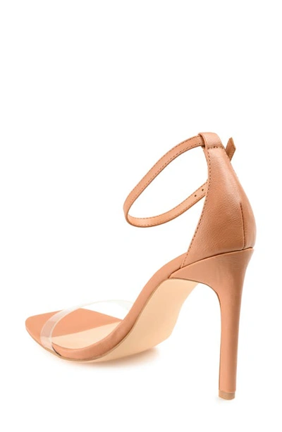 Journee Collection Tru Comfort Foam Lorelei Ankle Strap Stiletto Sandal In Mocha