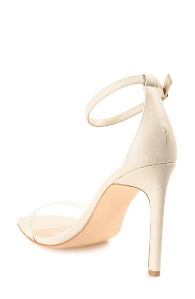 Journee Collection Tru Comfort Foam Lorelei Ankle Strap Stiletto Sandal In Off White