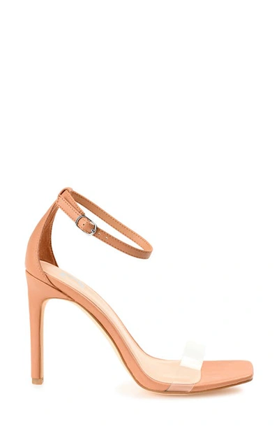 Journee Collection Tru Comfort Foam Lorelei Ankle Strap Stiletto Sandal In Mocha