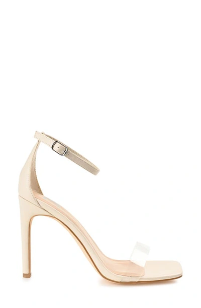 Journee Collection Tru Comfort Foam Lorelei Ankle Strap Stiletto Sandal In Off White