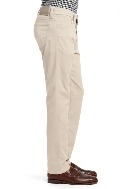 Shop 34 Heritage Courage Straight Leg Pants In Oyster Summer Coolmax