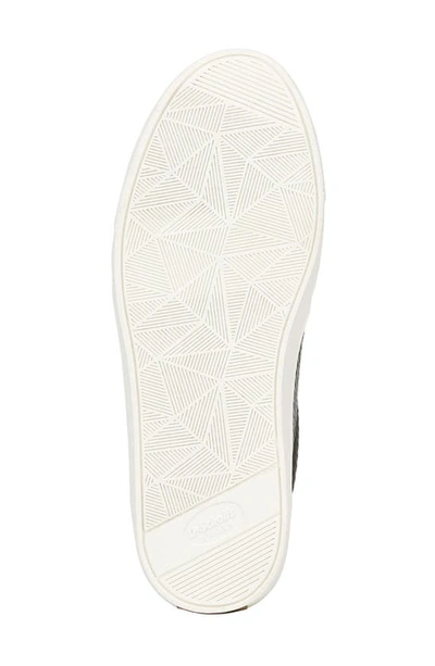 Dr. Scholl's New Day Snake Embossed Slip-on Platform Sneaker In Black Faux Leather